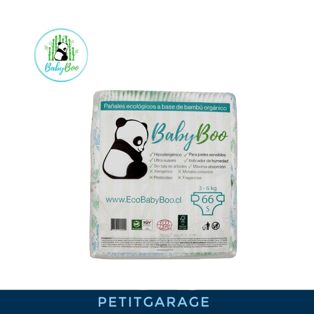 (#PG3250) Pañales Eco talla XL con velcro. Marca BabyBoo