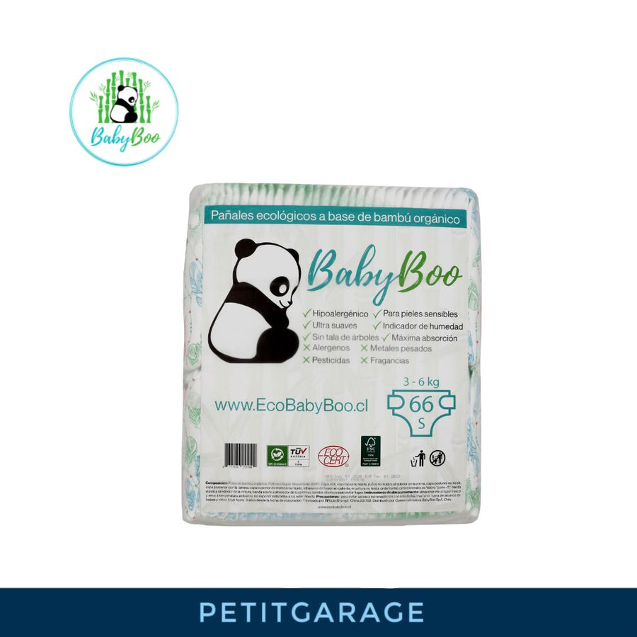 (#PG3250) Pañales Eco talla XL con velcro. Marca BabyBoo