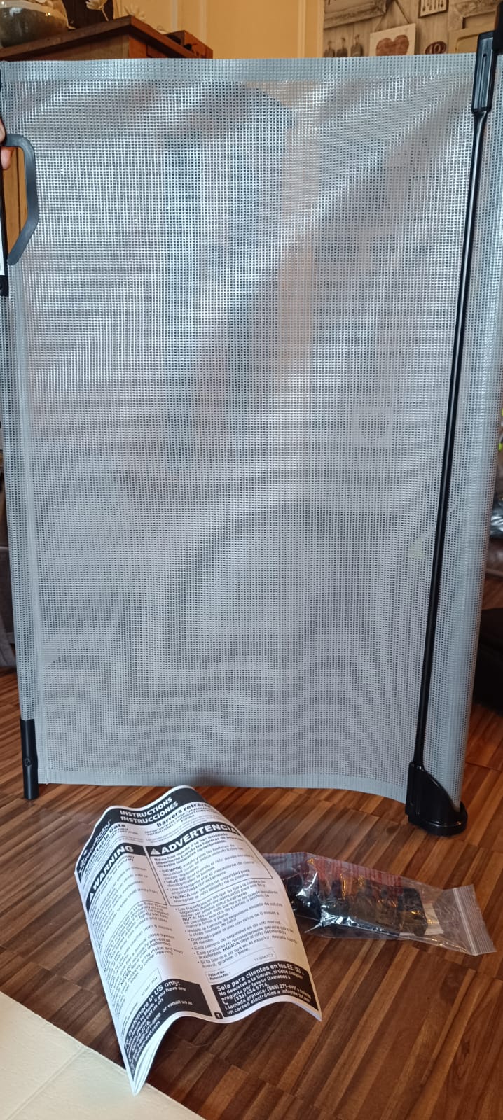 (#PG3259) Puerta de seguridad retráctil. Marca Dreambaby