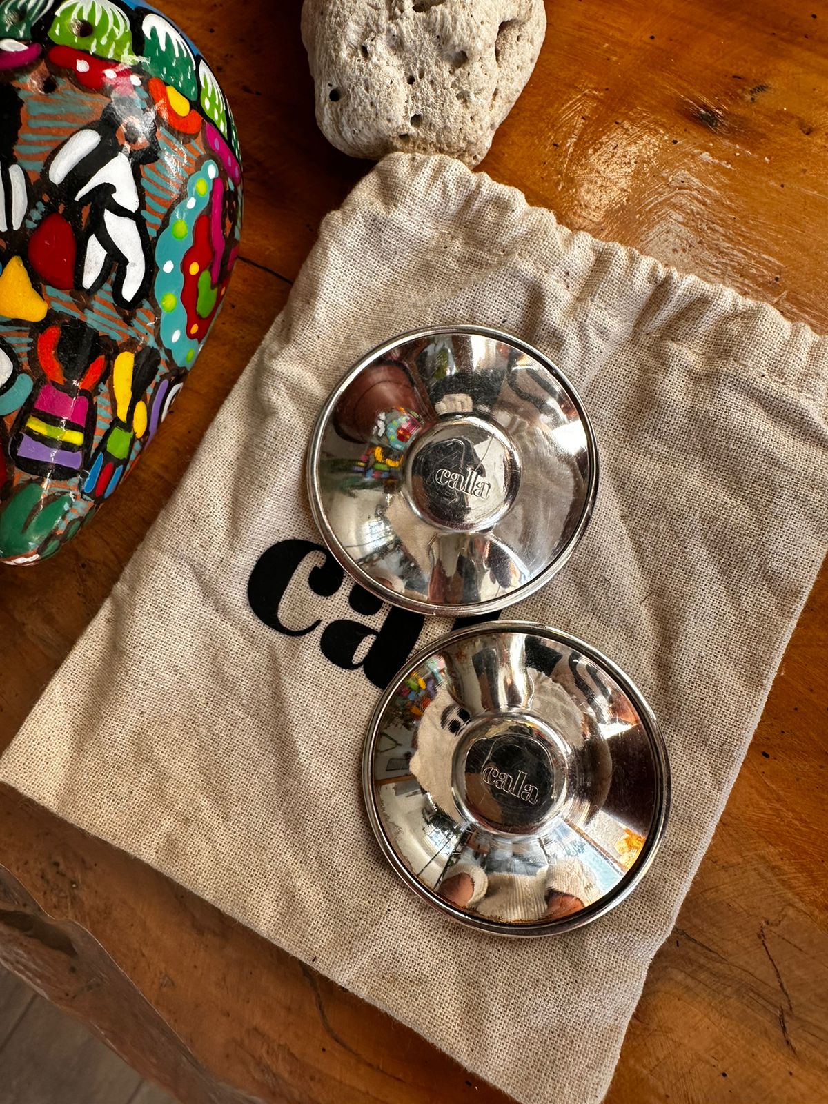 (#PG3260) Copitas de plata. Marca Cala