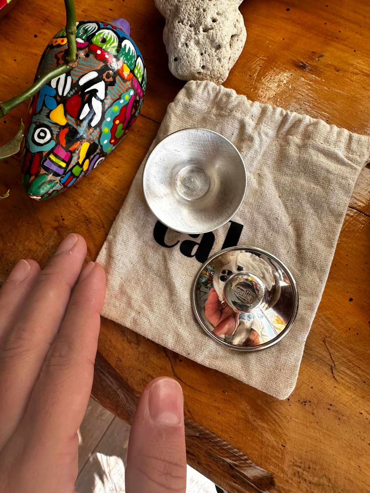 (#PG3260) Copitas de plata. Marca Cala