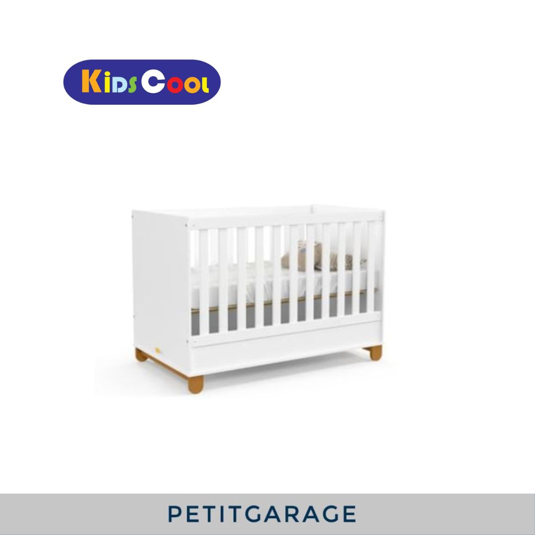 (#PG3269) Cuna de madera de transición. Marca Kidscool