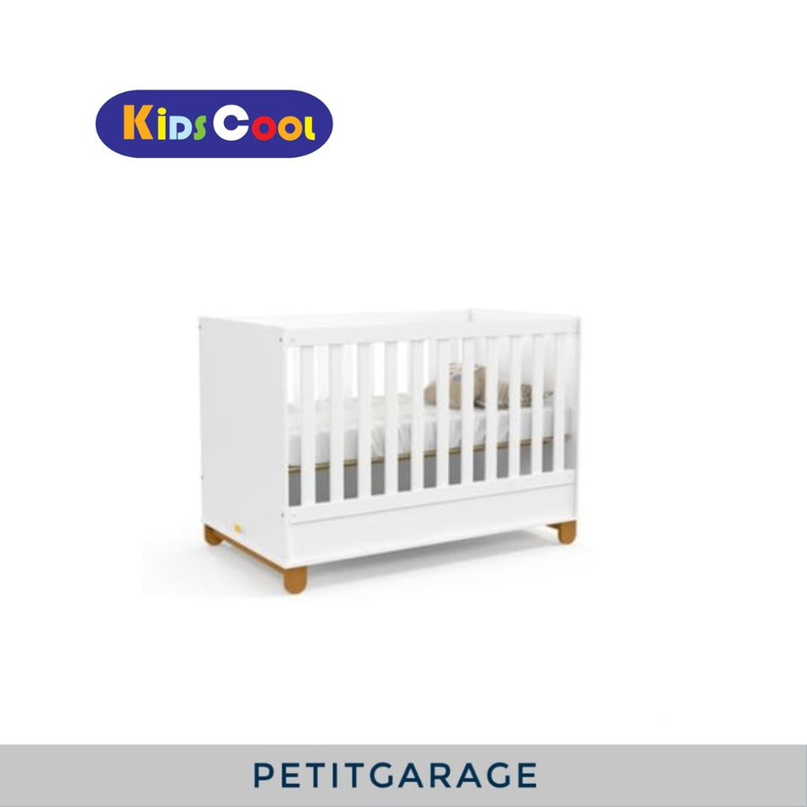(#PG3269) Cuna de madera de transición. Marca Kidscool
