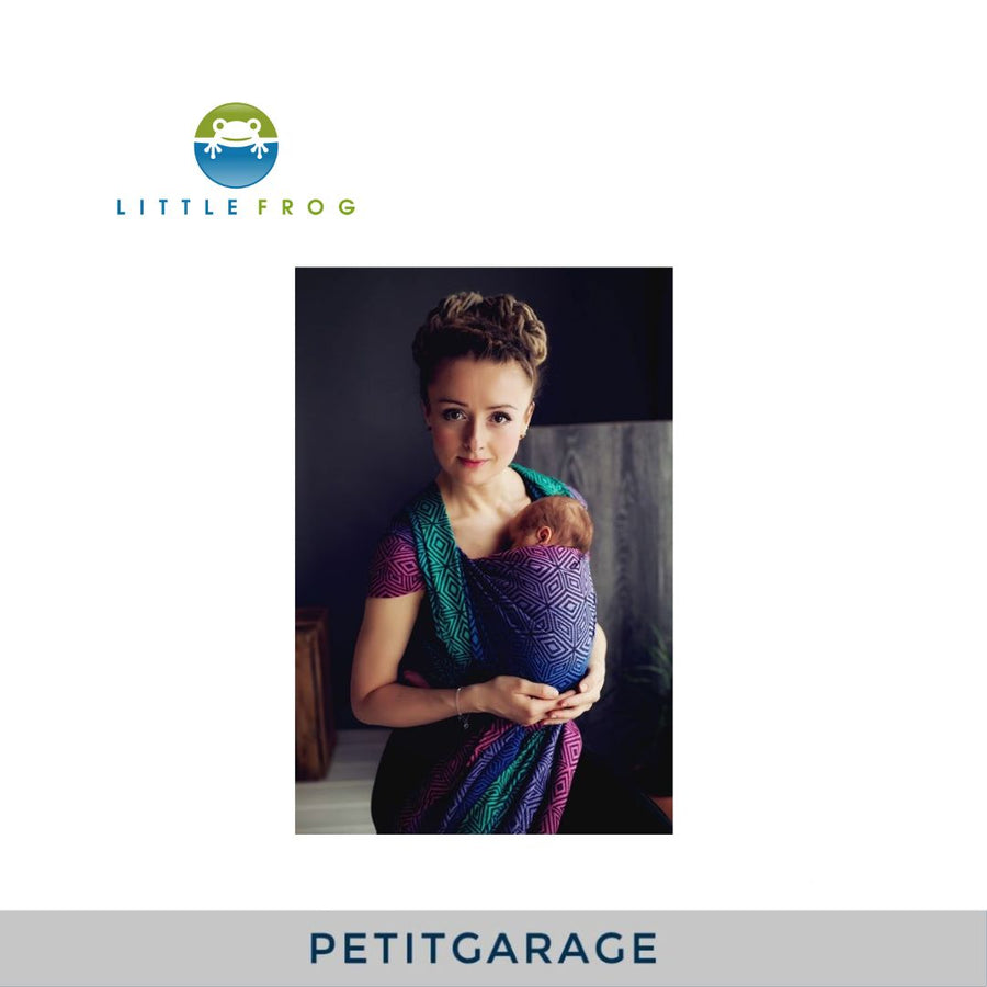 (#PG3275) Fular Dark Aurora Cube. Marca Little Frog