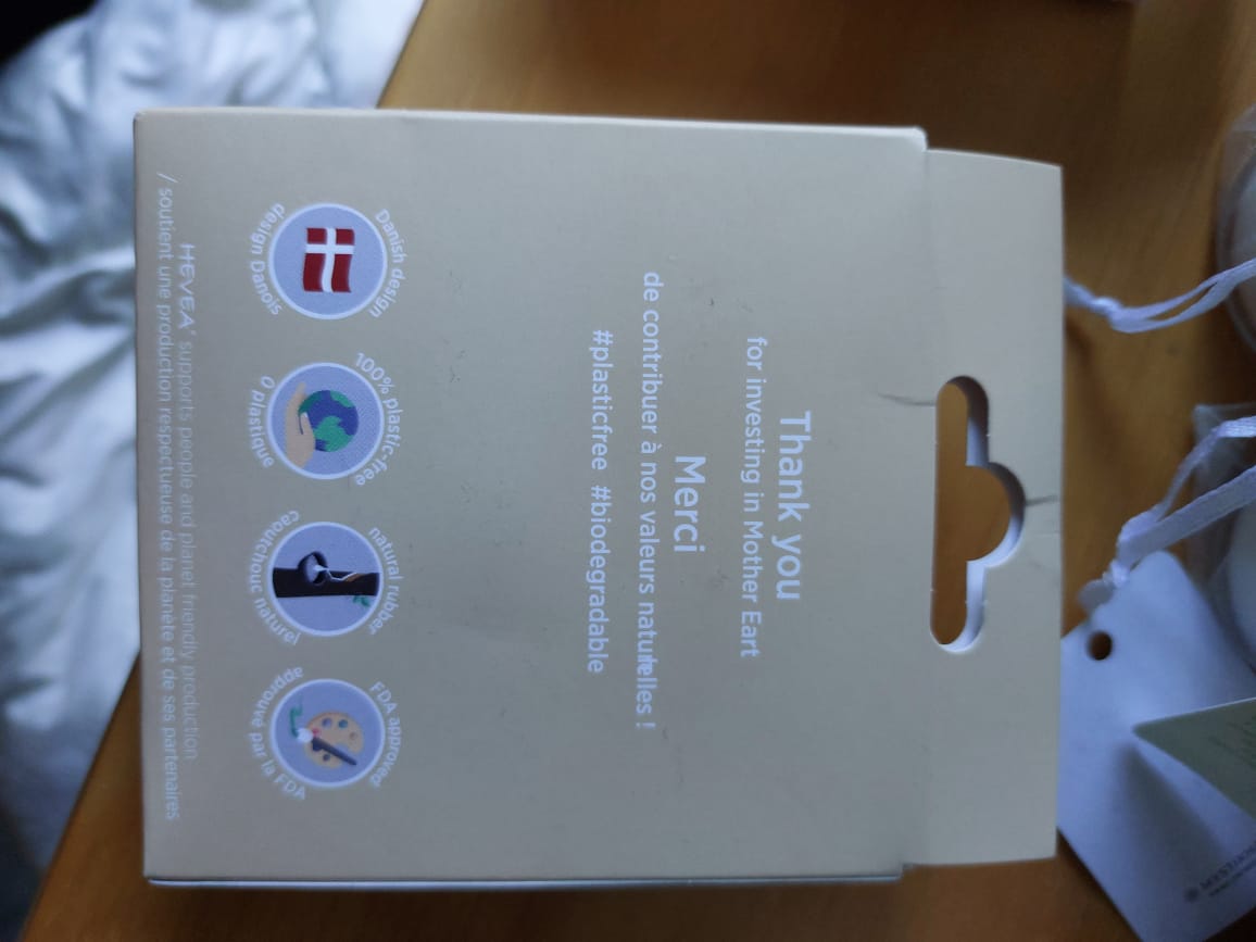 (#PG3306) Chupete 0-3 meses. Marca HEVEA