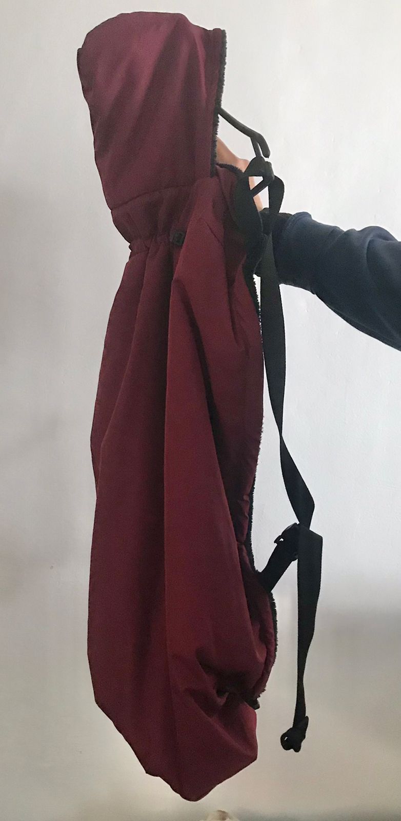 (#PG3313) Cobertor mochila portabebe. Marca Neko Slings