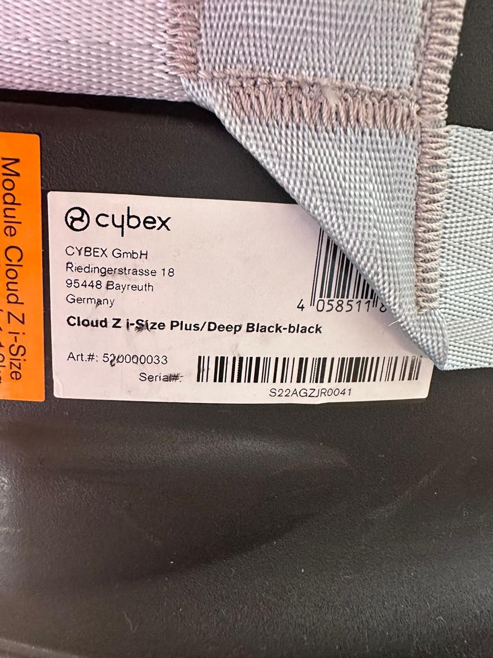 (#PG3345) Silla de auto Platinium Cloud Z + base. Marca Cybex