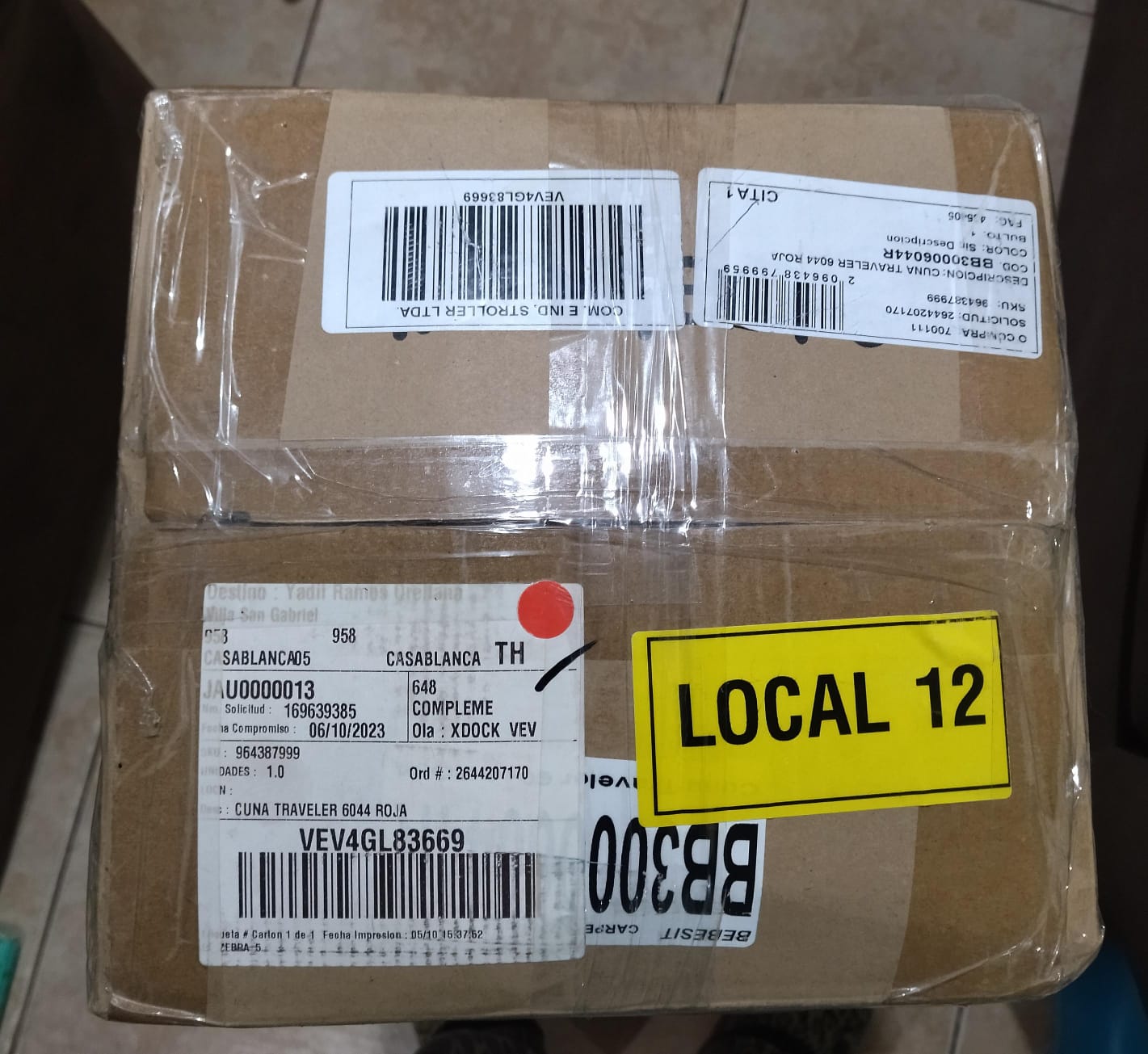 (#PG3386) Cuna Pack and Play Traveler. Marca Bebesit