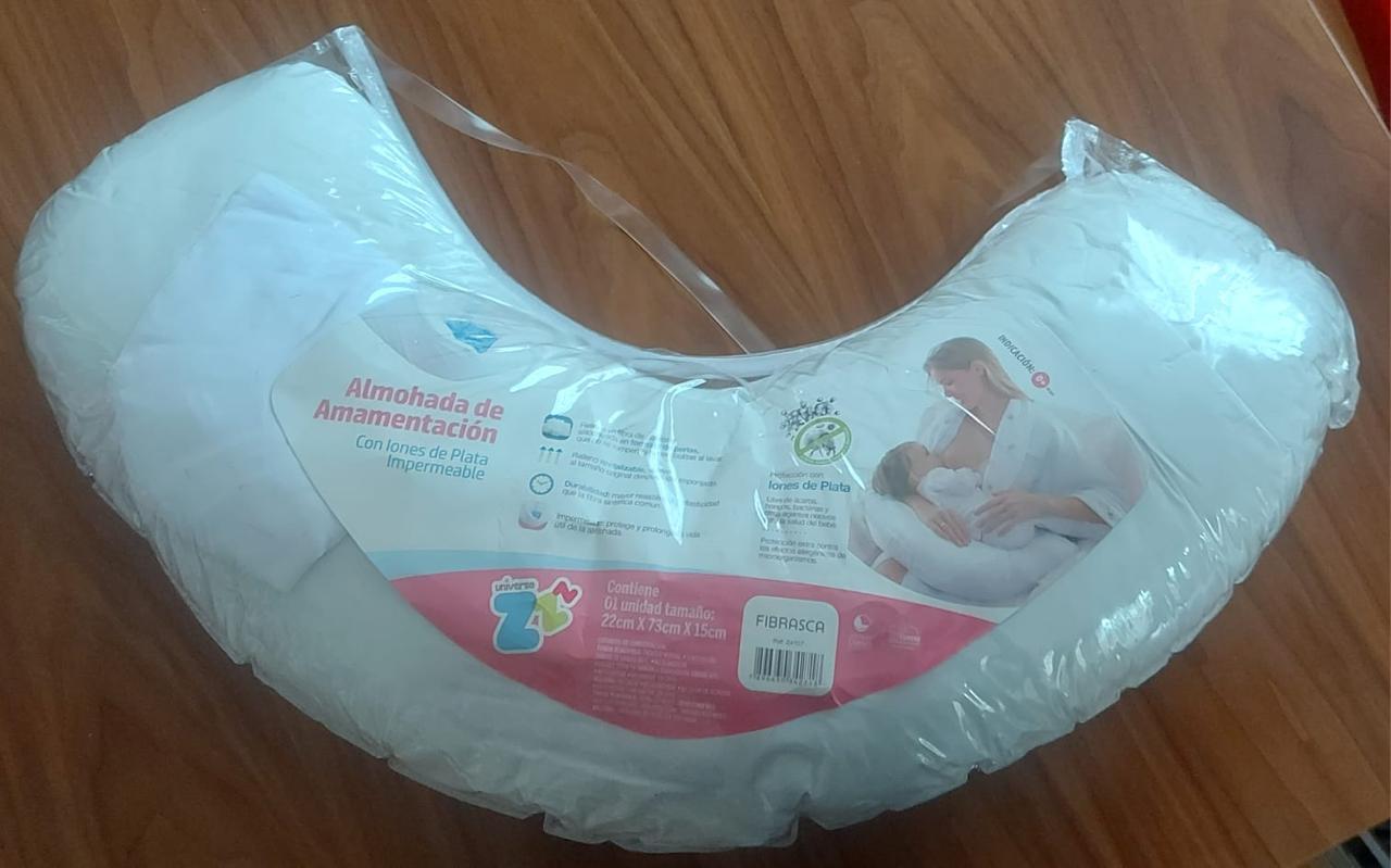 (#PG3390) Cojín de lactancia impermeable con funda. Marca Fibrasca