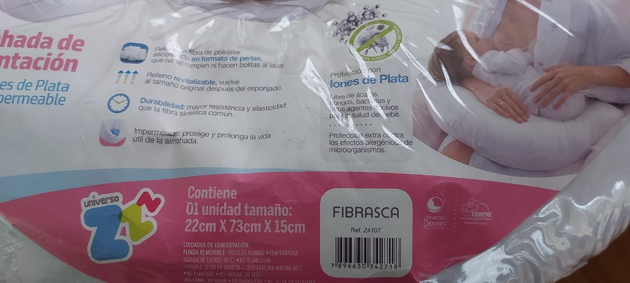 (#PG3390) Cojín de lactancia impermeable con funda. Marca Fibrasca