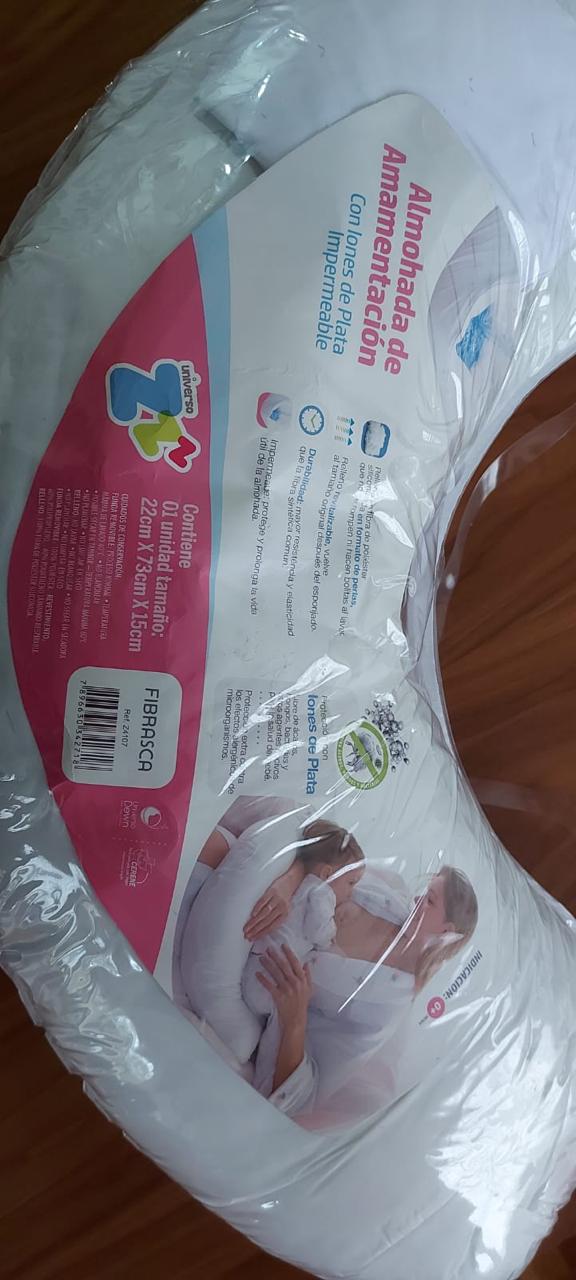 (#PG3390) Cojín de lactancia impermeable con funda. Marca Fibrasca