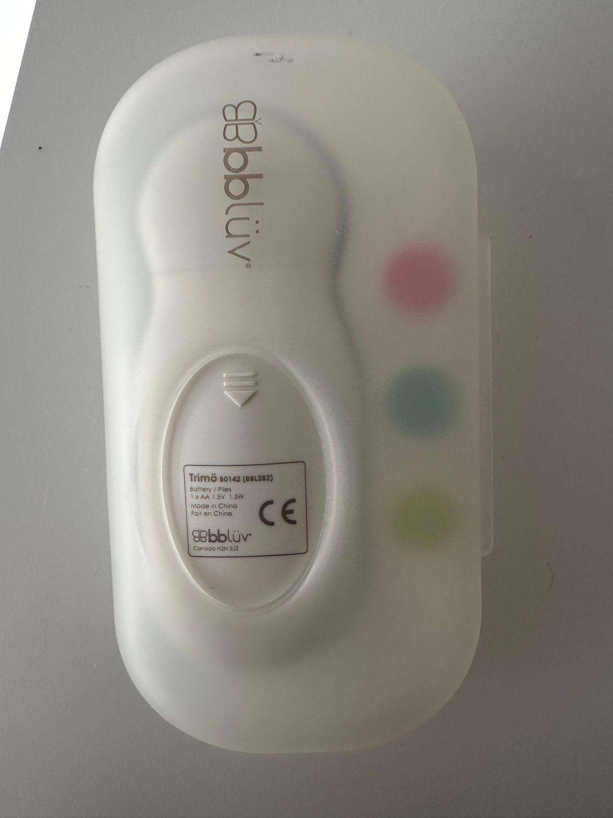 (#PG3469) Lima eléctrica + Repuesto de 4 limas 6-12 meses. Marca Bbluv