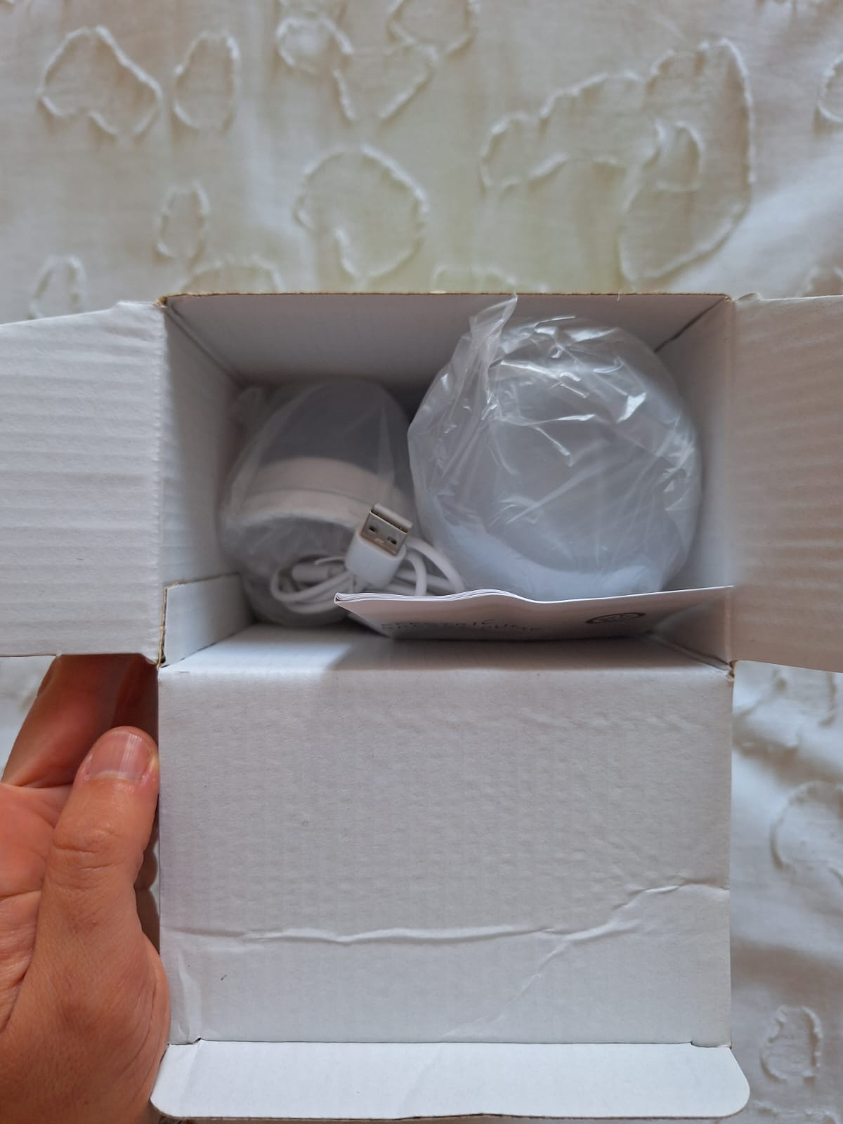 (#PG3473) Cojín de lactancia + Extractor portátil USB + Compresas calor/frío. Marca BabySpin, Lansinoh y Genérica