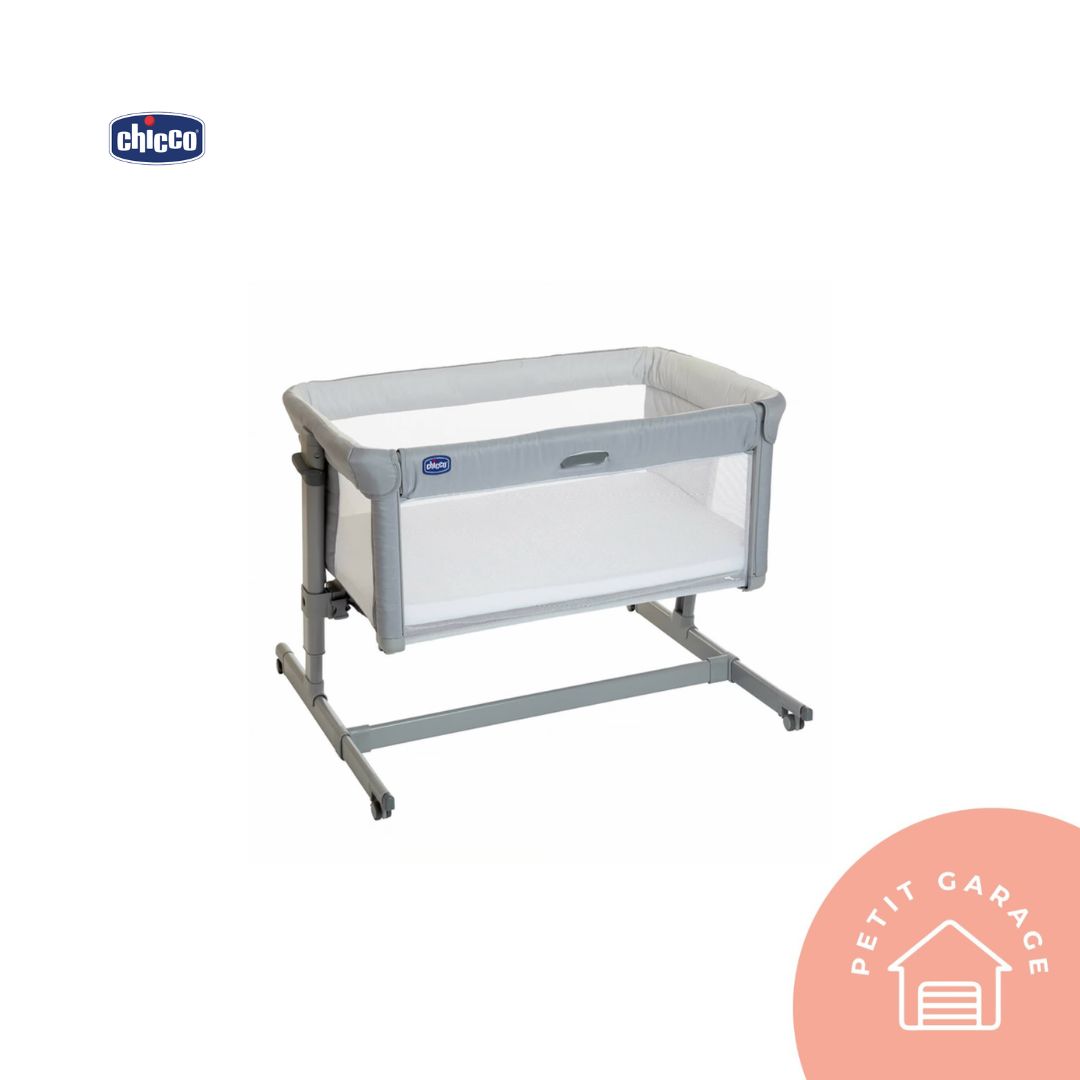 (#PG4196) Cuna colecho modelo Gris. Marca Chicco