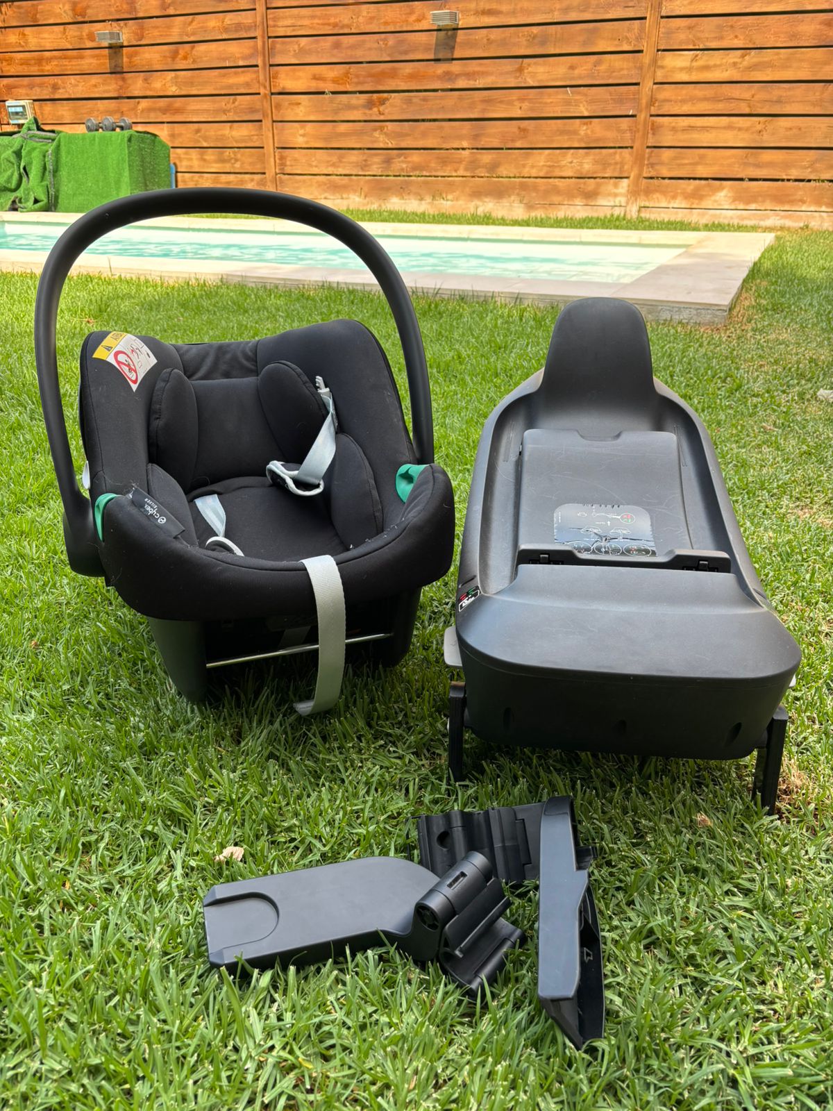 (#PG4350) Silla de auto modelo Aton B2 + Base One + Adaptadores para coches Cybex y GB. Marca Cybex