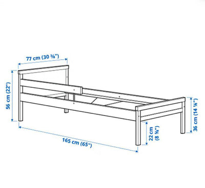 (#PG4583) Cama de madera. Marca IKEA