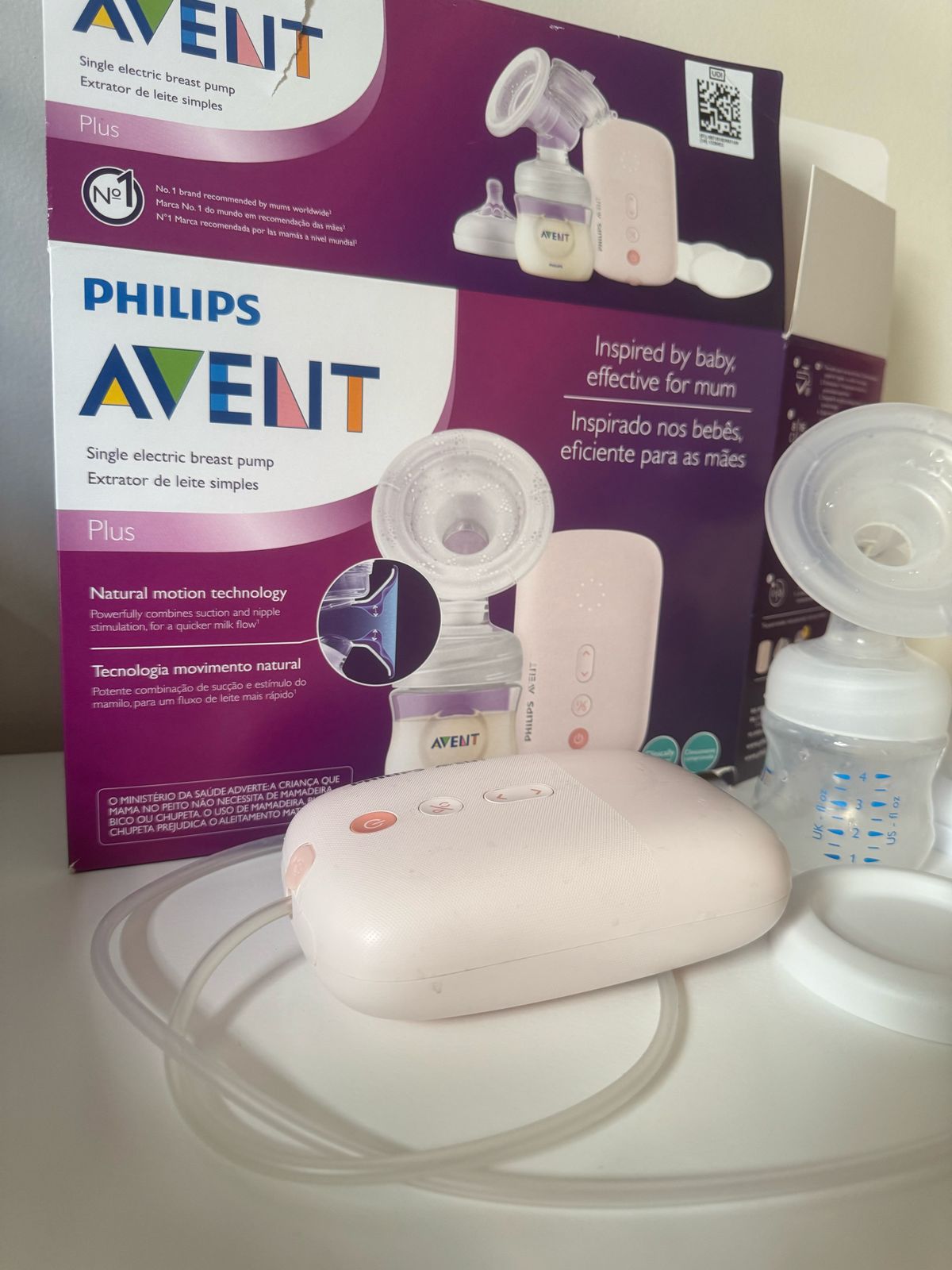 (#PG4589) Extractor de leche eléctrico simple. Marca Philips Avent