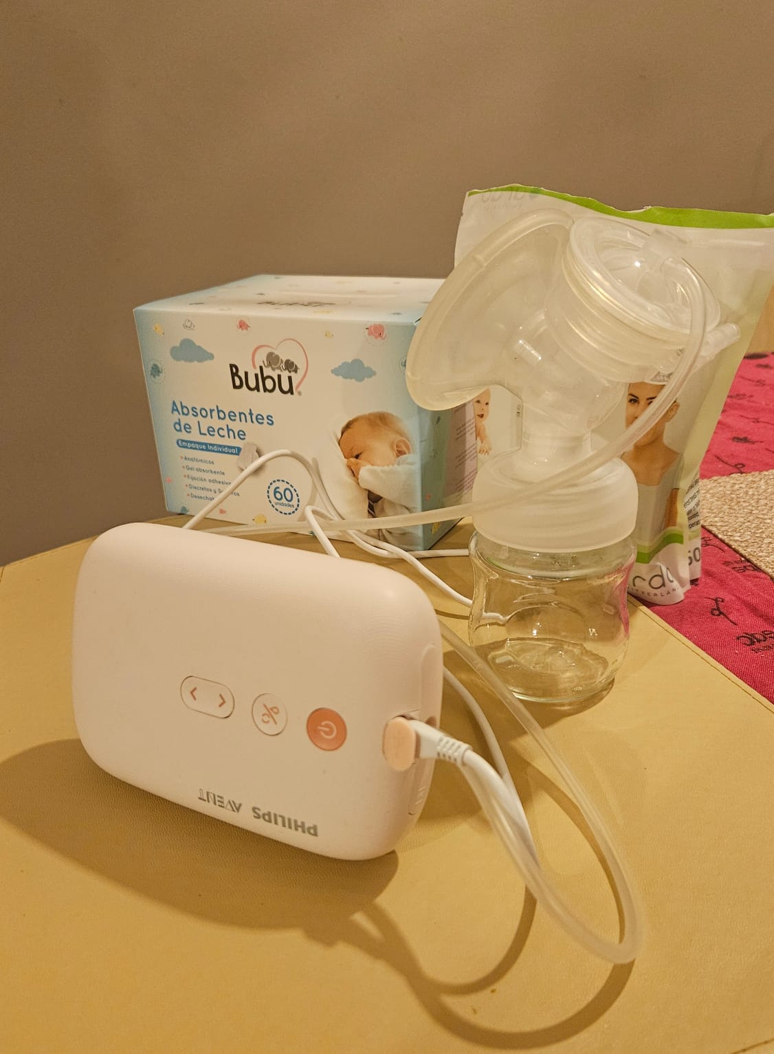 (#PG4624) Extractor de leche eléctrico simple. Marca Philips Avent