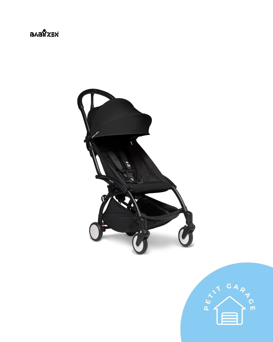(#PG4618) Coche de paseo modelo Yoyo 6+ color negro. Marca Babyzen