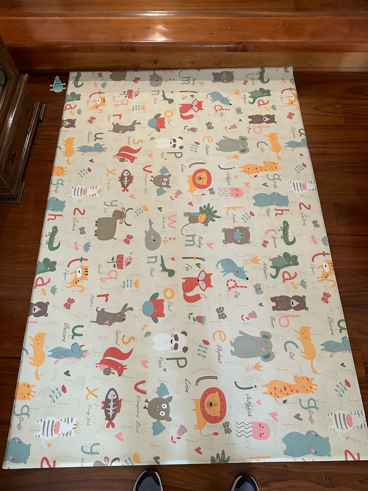 (#PG4690) Playmat modelo animales ZigZag. Marca Oruga Kids