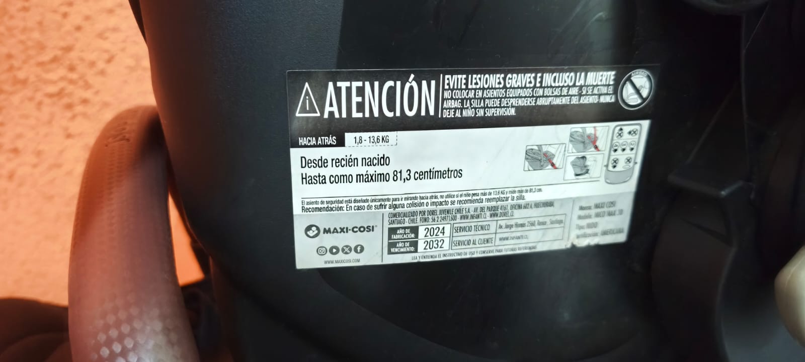 (#PG4997) Coche Travel System modelo Eva Black Cabriofix i Size. Marca Maxi Cosi