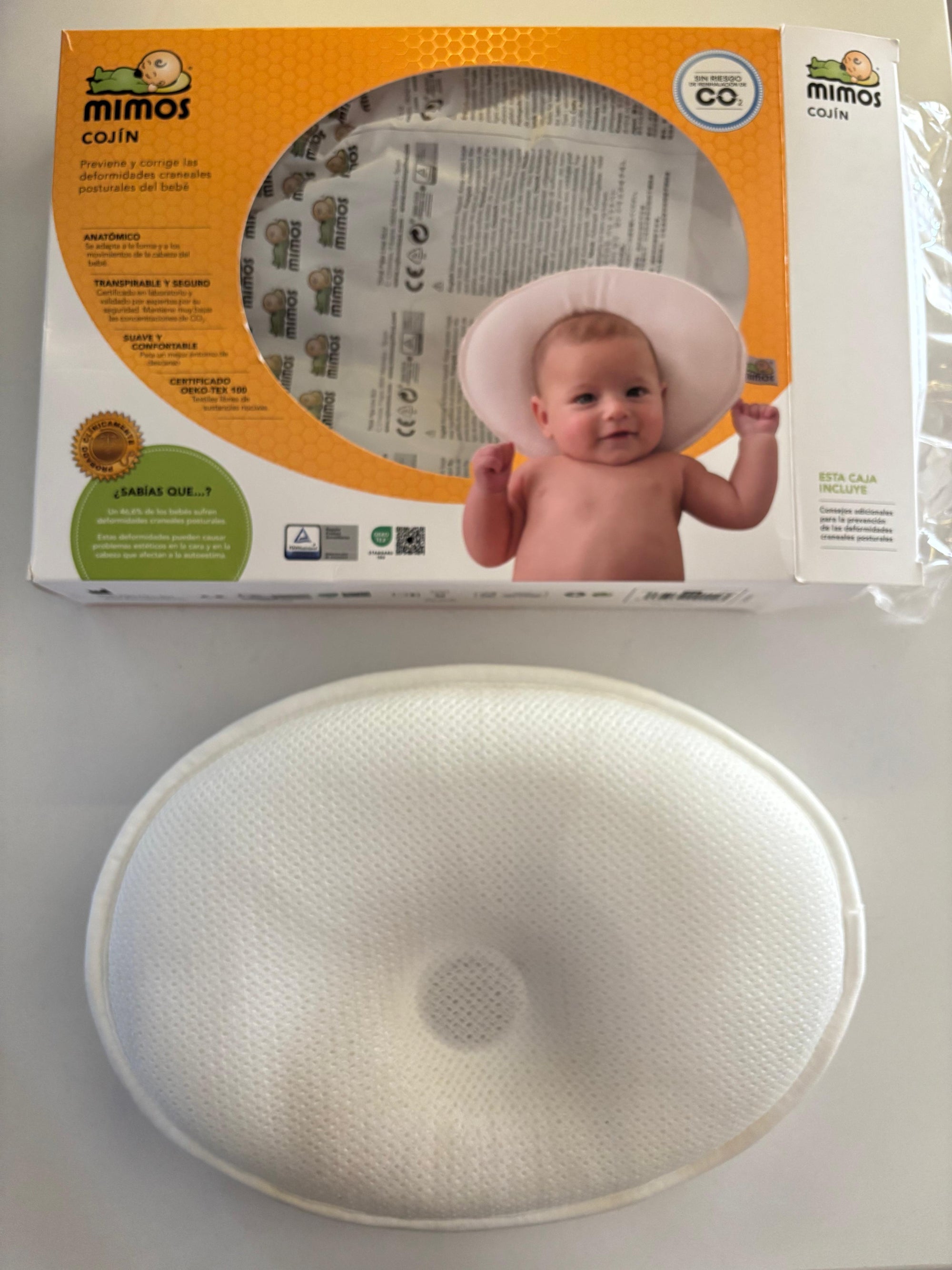 (#PG5185) Cojín plagiocefálea. Marca Mimos