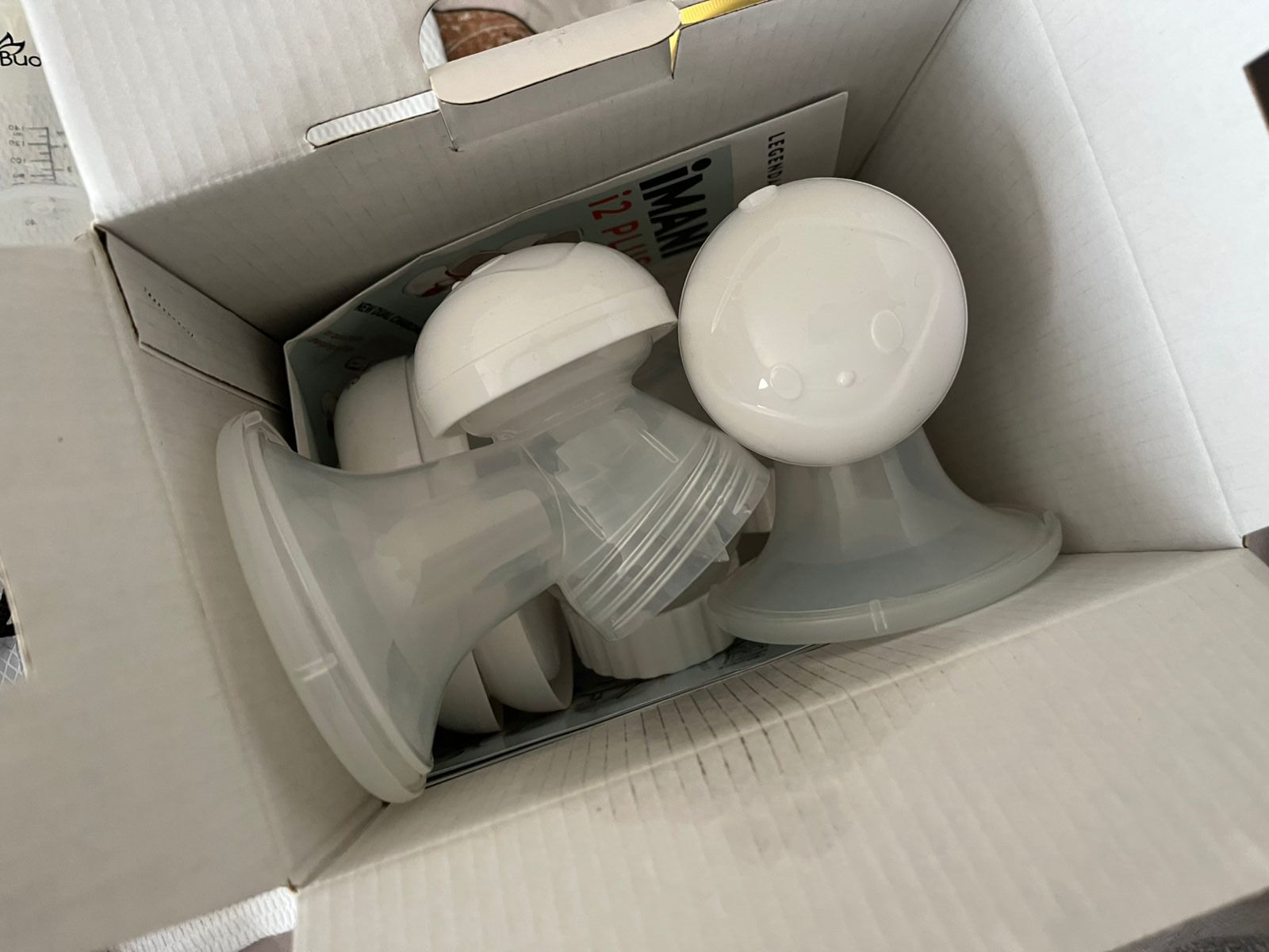 (#PG5225) Extractor de leche doble eléctrico + Accesorios lactancia. Marca Baby Buddha