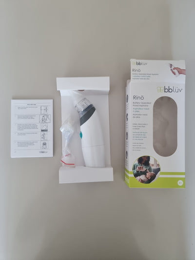 (#PG5387) Aspirador nasal a pilas modelo Rinö. Marca Bbluv