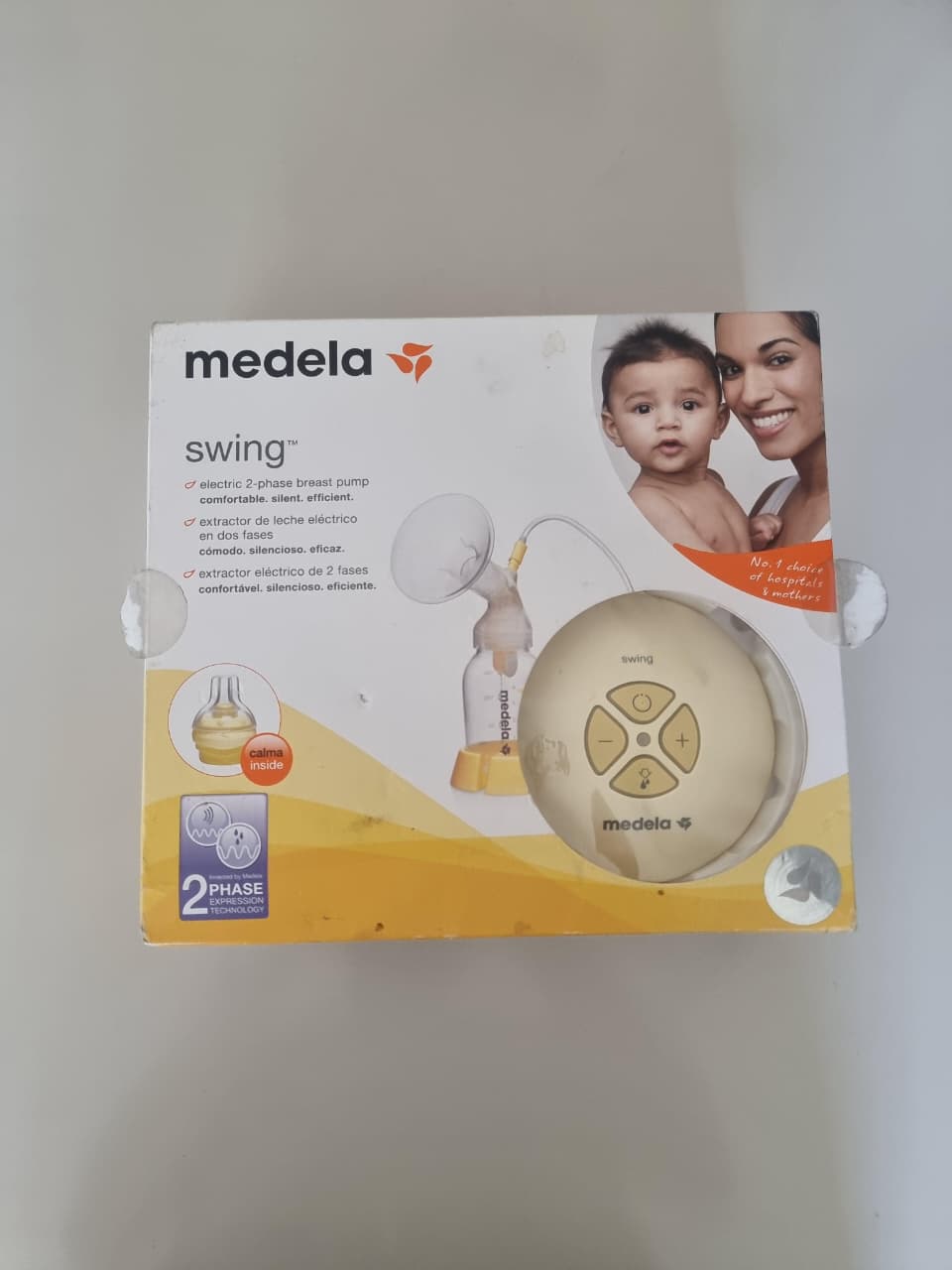 (#PG5389) Extractor de leche eléctrico simple modelo Swing. Marca Medela