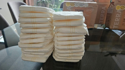 (#PG5428) 3 bolsas de Pañales para recién nacido. Marca Terra