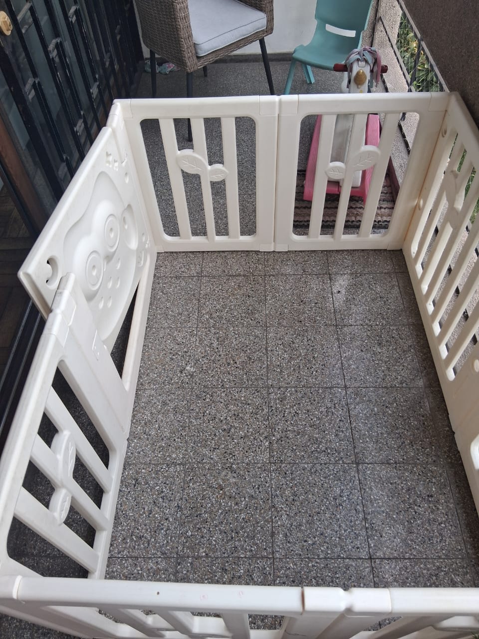 Corral plástico modelo Búho. Marca Corral Bebé  (#PG5631)