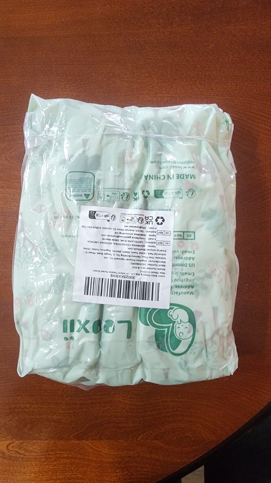Saquito de dormir TOG 2.5, talla 12-18 meses. Marca Looxii (#PG5781)