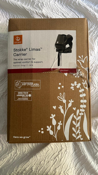 (#PG5457) Mochila ergonómica modelo Limas Carrier Olive Green. Marca Stokke