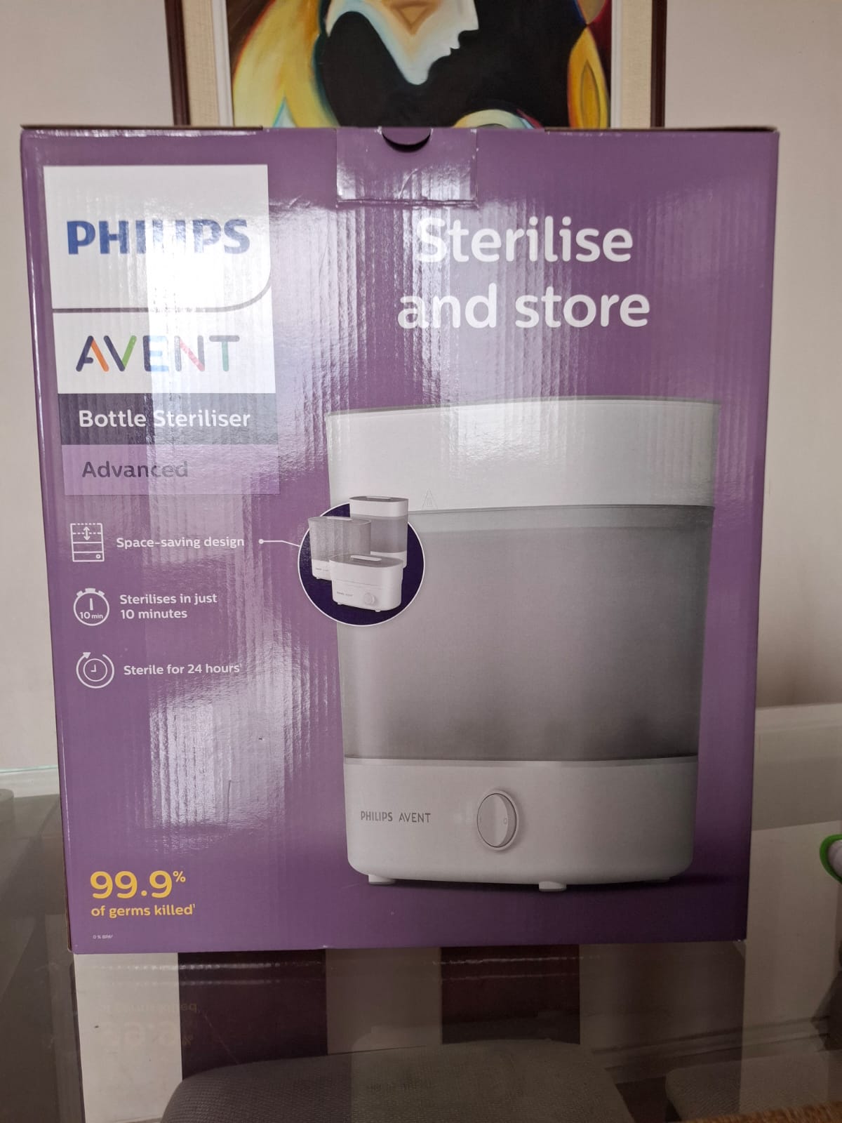 Esterilizador de mamaderas. Marca Philips Avent (#PG5677)