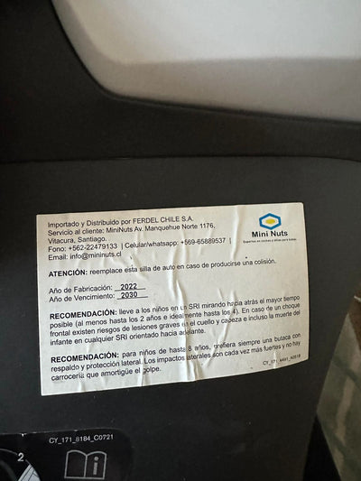 Silla de auto Nido Aton S2 + Base One i-Size, modelo negro. Marca Cybex (#PG5725)