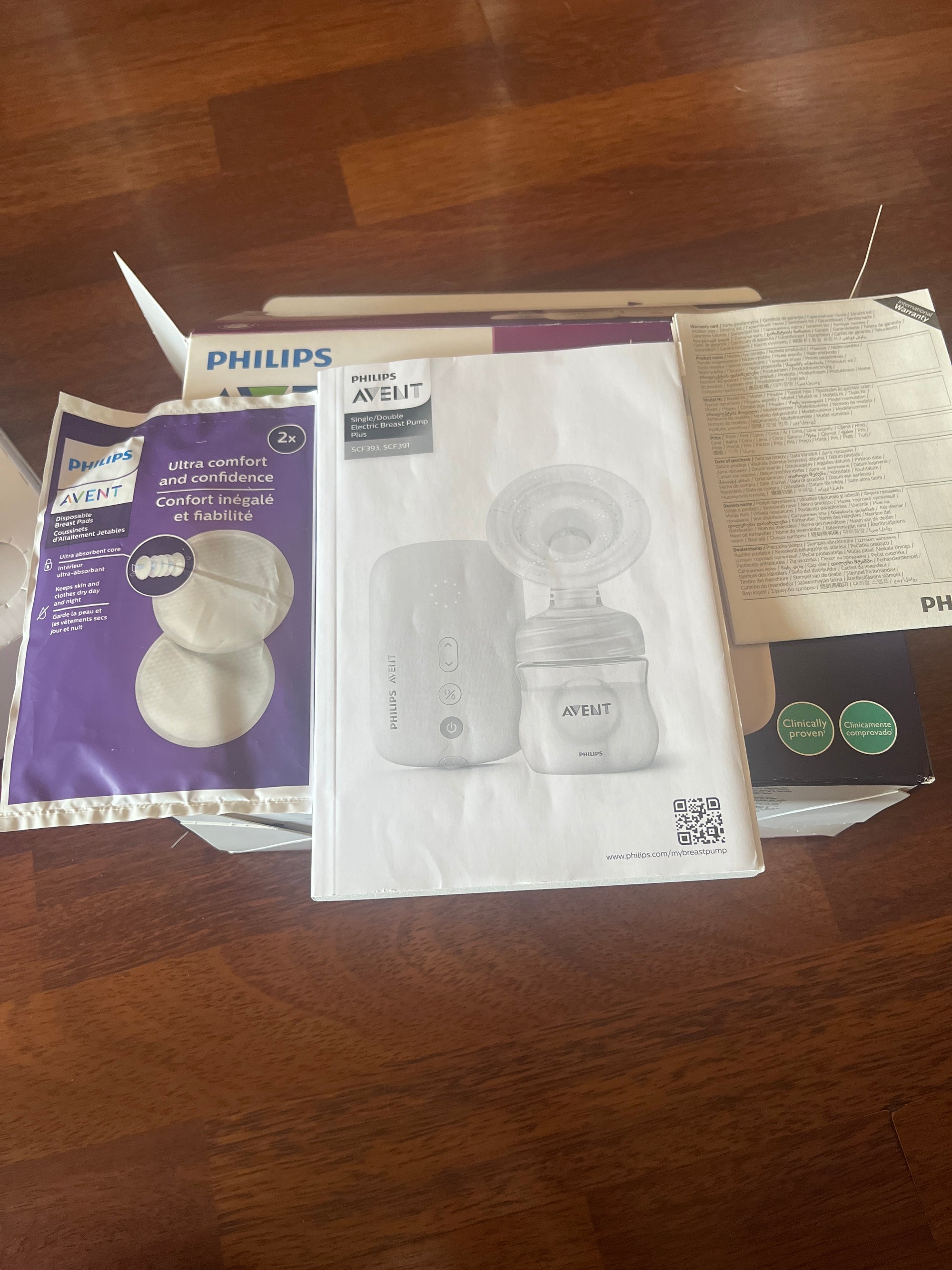 (#PG5083) Extractor de leche eléctrico simple. Marca Philips Avent
