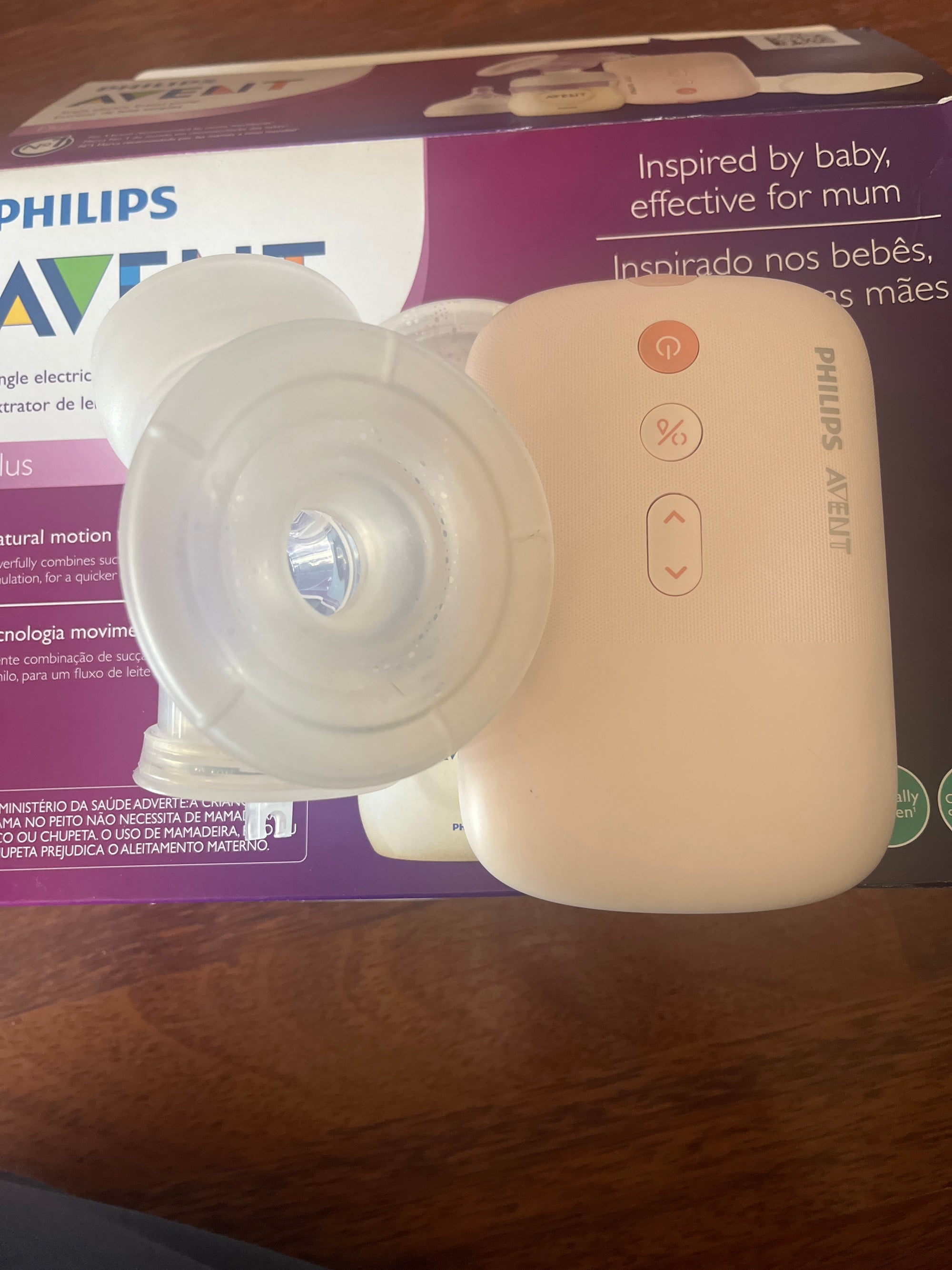 (#PG5083) Extractor de leche eléctrico simple. Marca Philips Avent