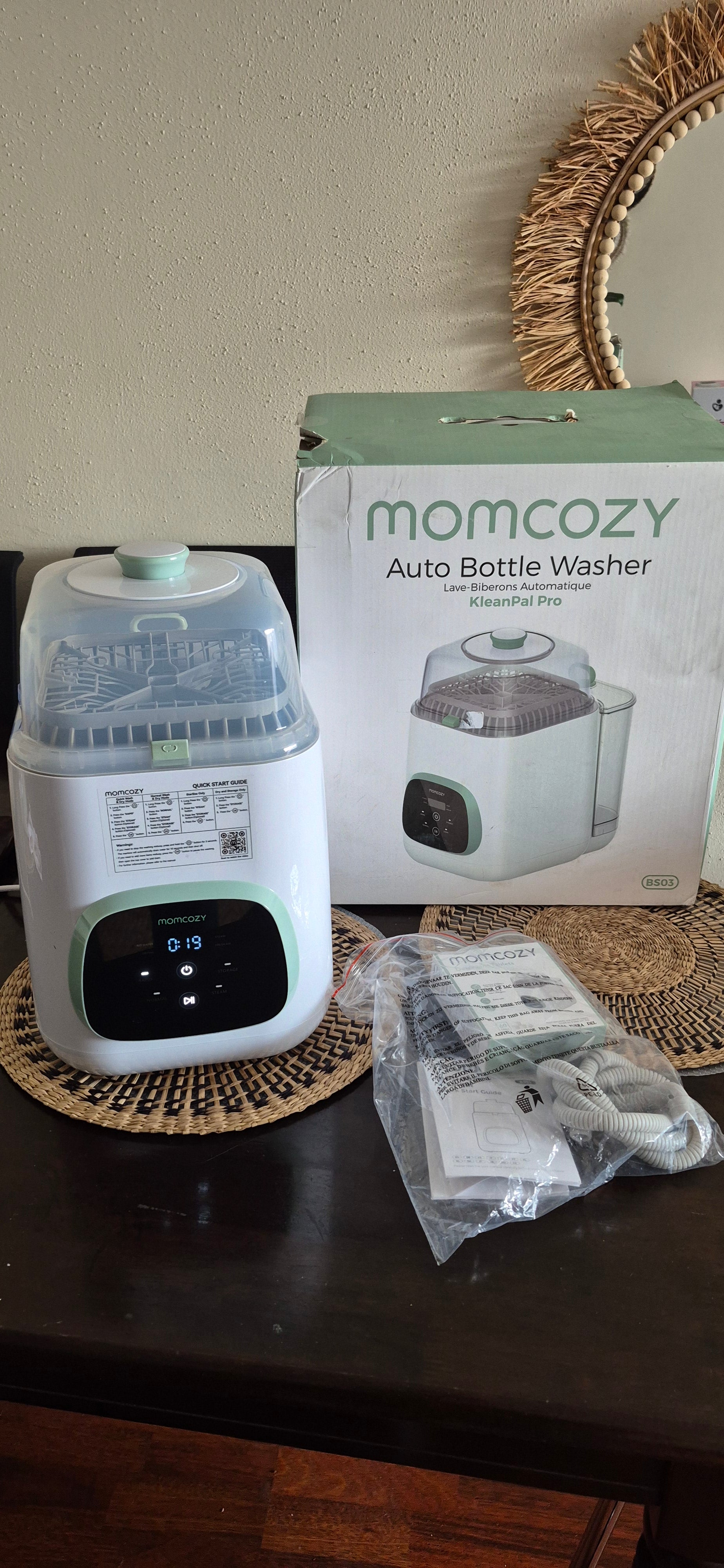 Lavadora, Esterilizadora y Secadora modelo Kleanpal Pro. Marca Momcozy (#PG5906)