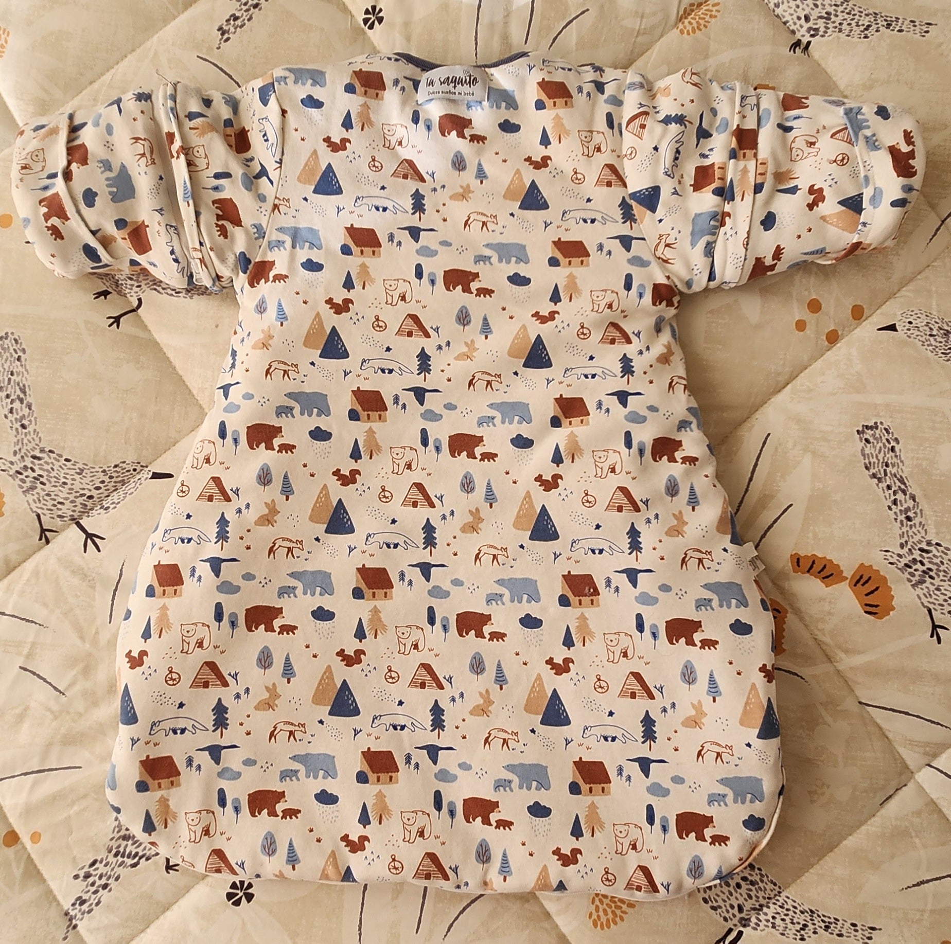 Saco de dormir TOG 3.5 Kulko Nieve, talla 0-6 meses. Marca Tu Saquito (#PG5752)