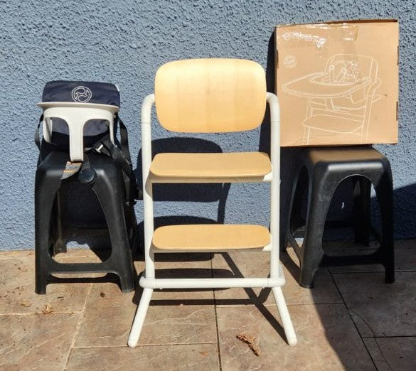 Silla de comer modelo Lemo + Accesorios (arnés, bandeja y cojín). Marca Cybex (#PG5911)